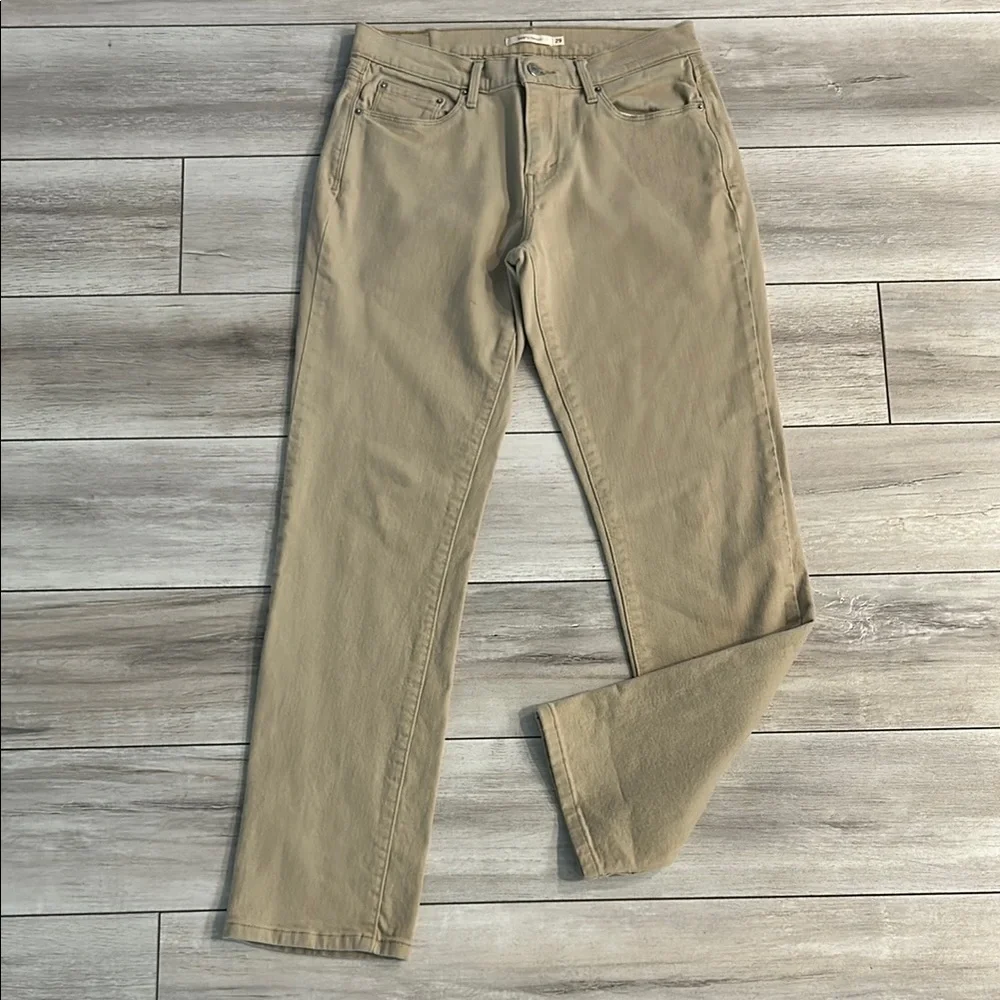 Levi's 505 straight Khaki Straight-Leg Jeans size 29